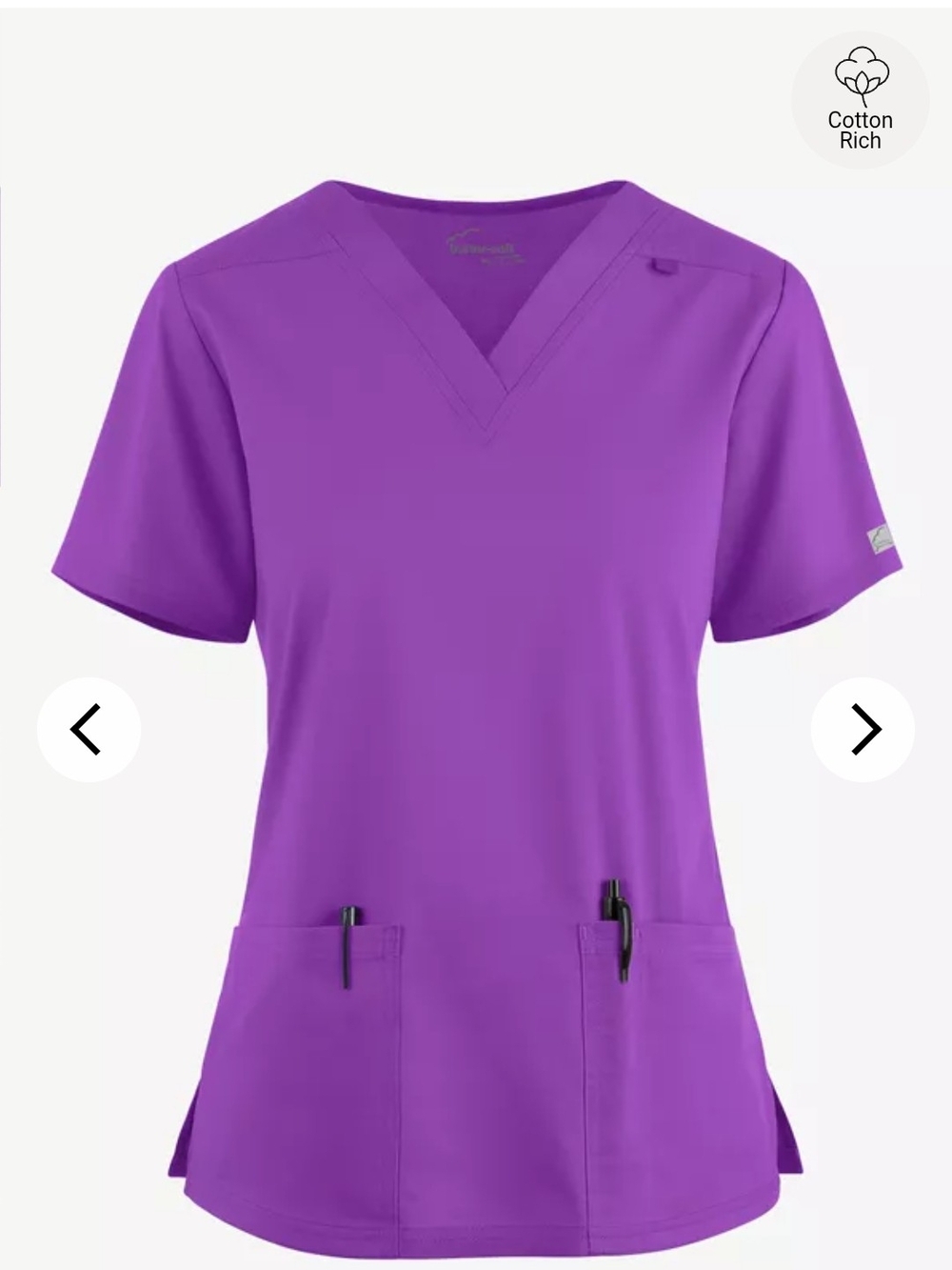 NWT XL Women's Scrub Set in Wild Plum